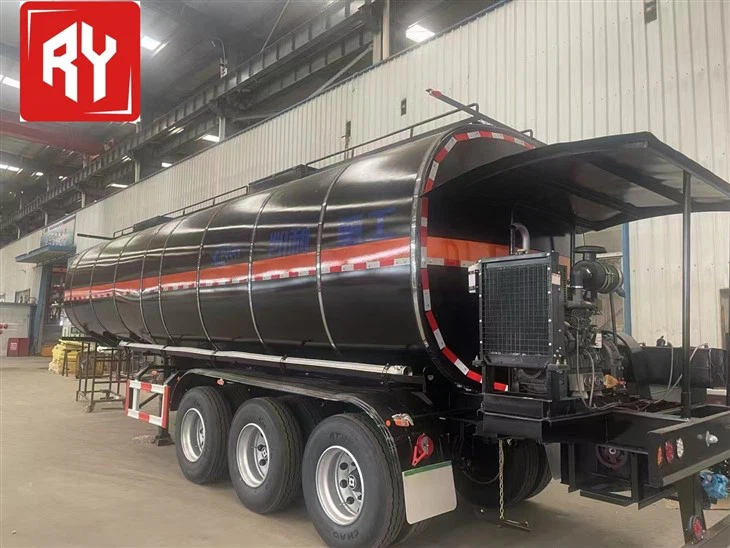 RUIYUAN 40 Cubic 3-axis Export Asphalt Tank